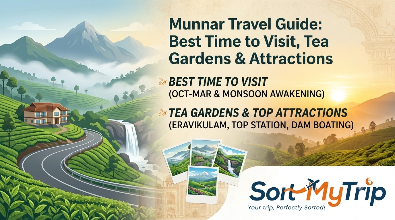 The Ultimate Munnar Travel Guide: Best Time to Visit, Tea Gardens & Top Attractions